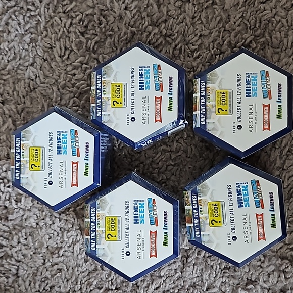 Devseries lot of 5 mystery figures Series 1-nmNinja Legends-New - Picture 2 of 3